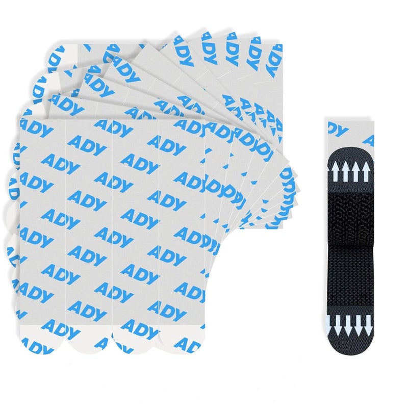 ADY Picture Hanging Strips Heavy Duty 40Pairs，Damage Free Removable Picture Hangers, Refill Adhesive Strips for Rent Room, Hook and Loop Strips Mounting Tape for Painted Wall - Image 1